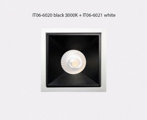 Встраиваемый светильник Italline IT06-6020 IT06-6020 black 3000K + IT06-6021 black в Глазове - glazov.ok-mebel.com | фото 3