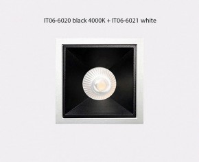 Встраиваемый светильник Italline IT06-6020 IT06-6020 black 4000K + IT06-6021 black в Глазове - glazov.ok-mebel.com | фото 3