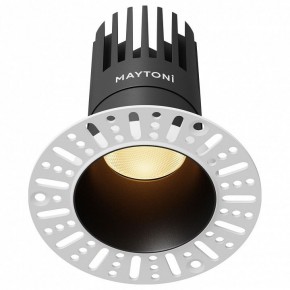 Встраиваемый светильник Maytoni Dip DL122-15W-2.7K-TRS-B в Глазове - glazov.ok-mebel.com | фото