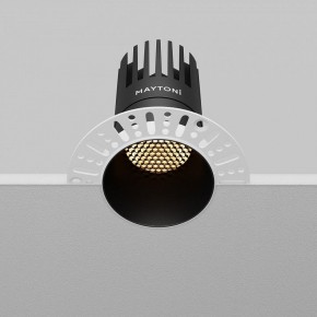 Встраиваемый светильник Maytoni Dip DL122-15W-2.7K-TRS-B в Глазове - glazov.ok-mebel.com | фото 7