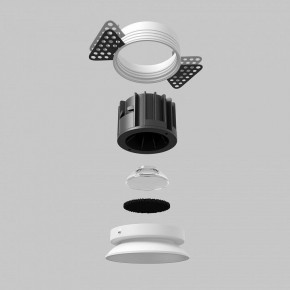 Встраиваемый светильник Maytoni Round DL058-12W2.7K-TRS-W в Глазове - glazov.ok-mebel.com | фото 5