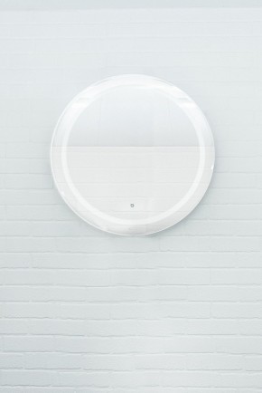 Зеркало Gia 75 white с подсветкой Sansa (SGa1044Z) в Глазове - glazov.ok-mebel.com | фото 3