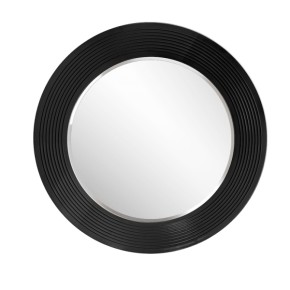 Зеркало круглое черный (РМ/02(S) в Глазове - glazov.ok-mebel.com | фото 1
