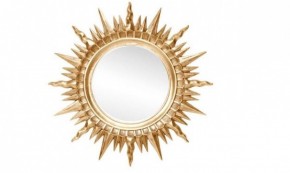 Зеркало круглое золото (1810(1) в Глазове - glazov.ok-mebel.com | фото 1