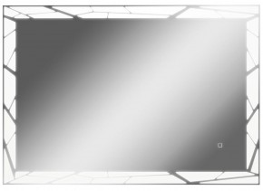 Зеркало Сеул 1000х700 с подсветкой Домино (GL7029Z) в Глазове - glazov.ok-mebel.com | фото 1
