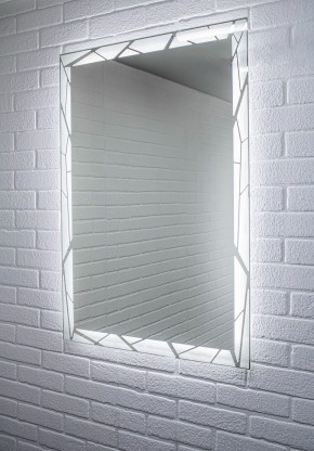 Зеркало Сеул 1000х700 с подсветкой Домино (GL7029Z) в Глазове - glazov.ok-mebel.com | фото 3